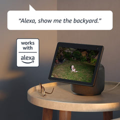 Blink Wired Floodlight Camera built-in siren deters intruders with a loud alert.