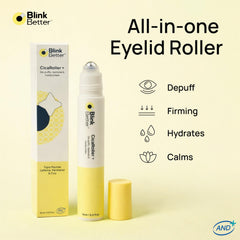 BlinkBetter Eye Roller cooling effect eases morning puffiness around eyes