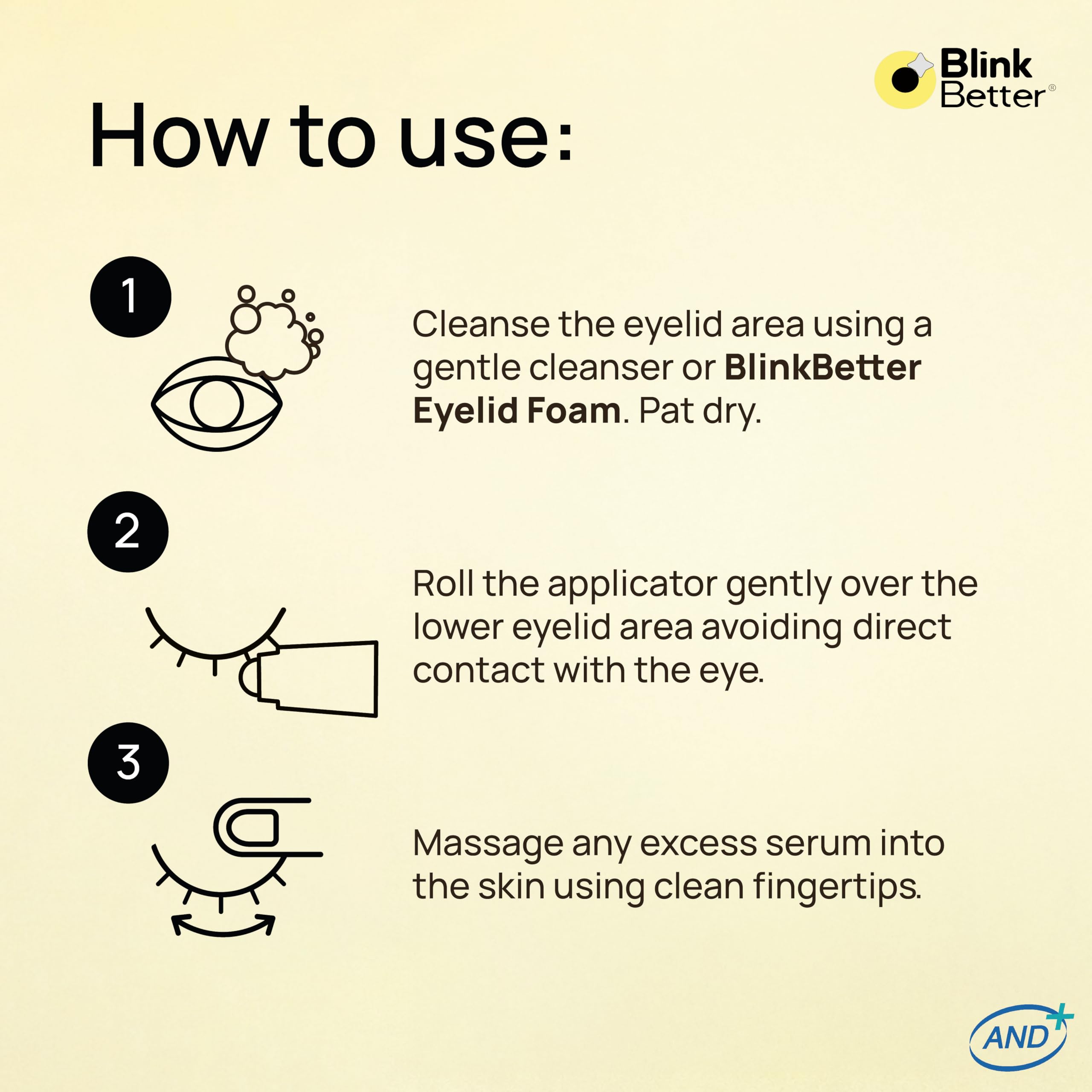 BlinkBetter oat extract soothing touch for sensitive eyelids