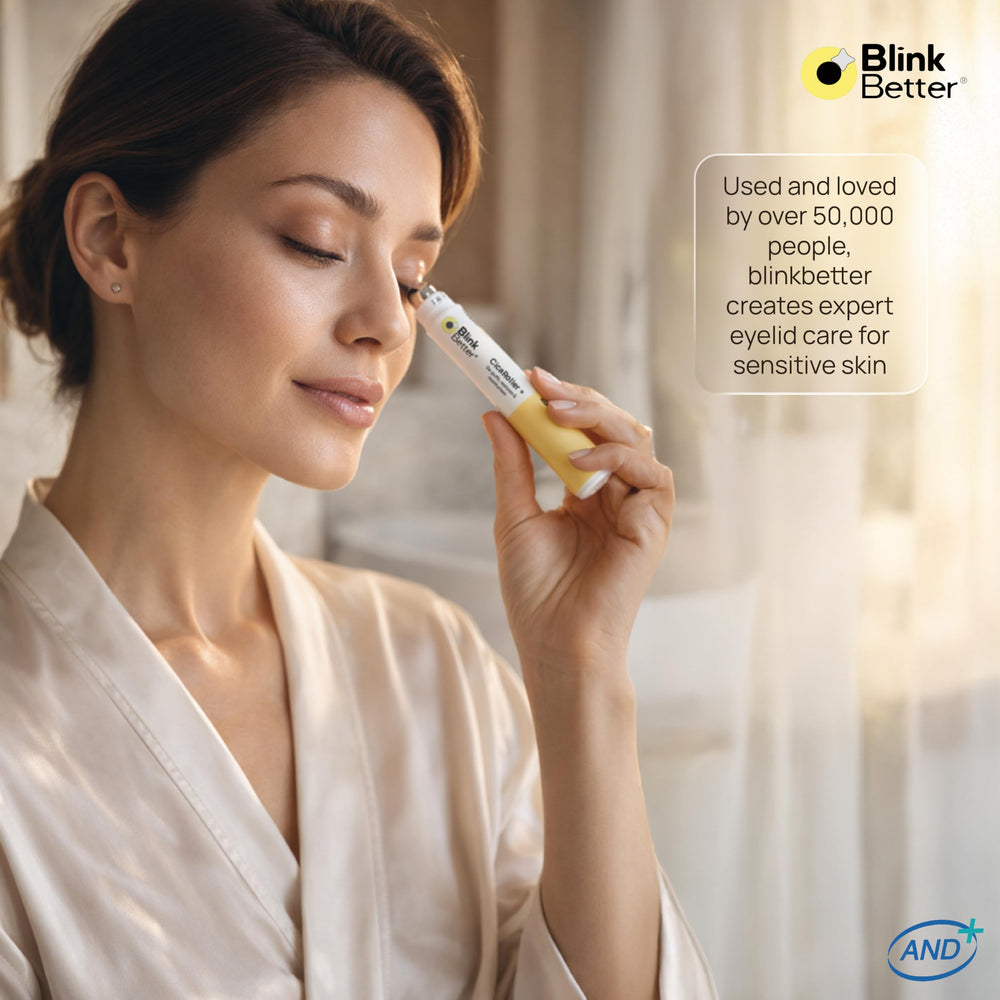 BlinkBetter roller application easily glides on before makeup