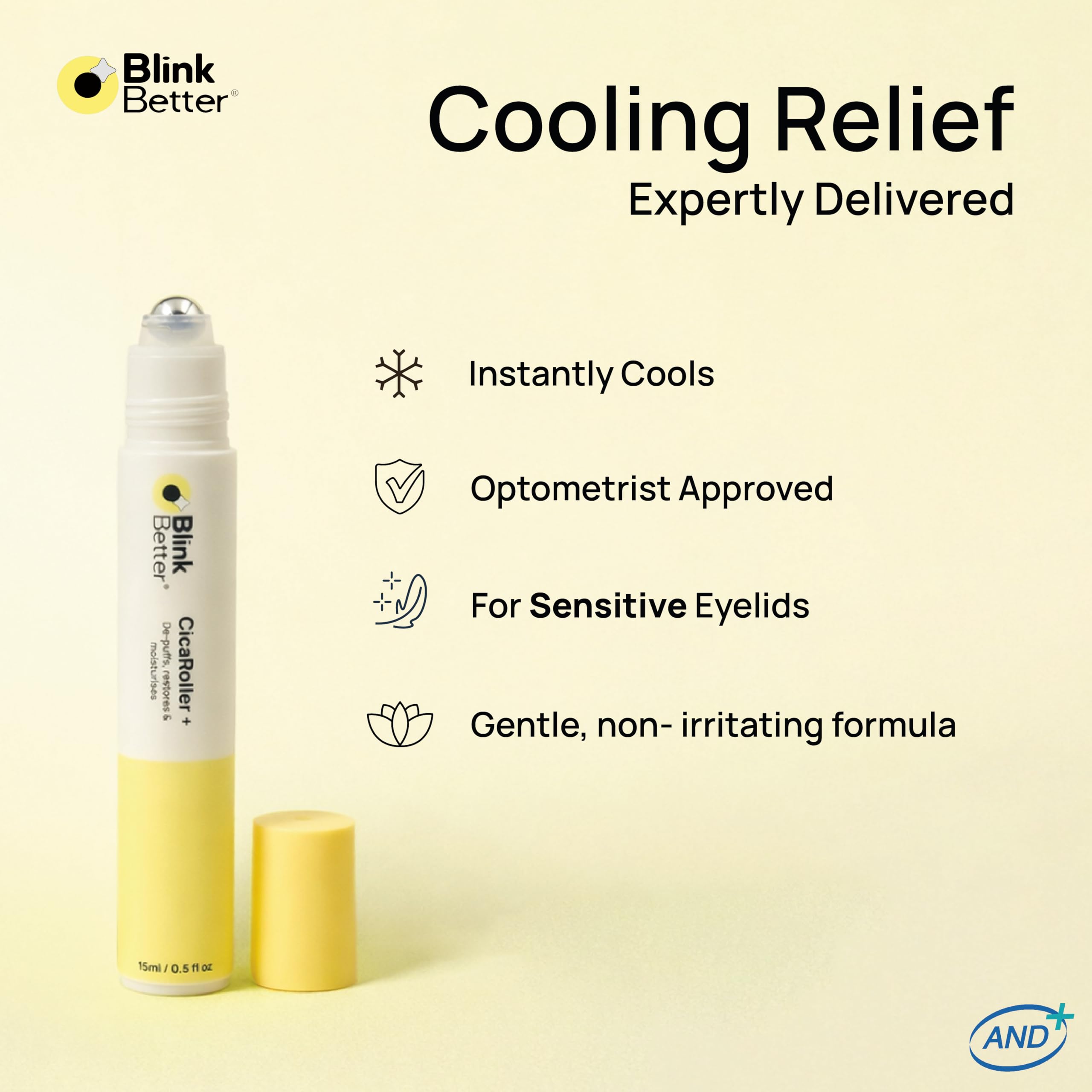 BlinkBetter triple peptides support smoother eye texture over time