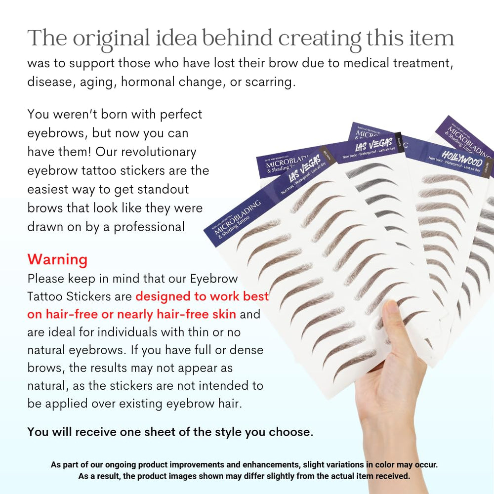 Bliss and Beyond USA easy-application brow stickers simplify morning routines.