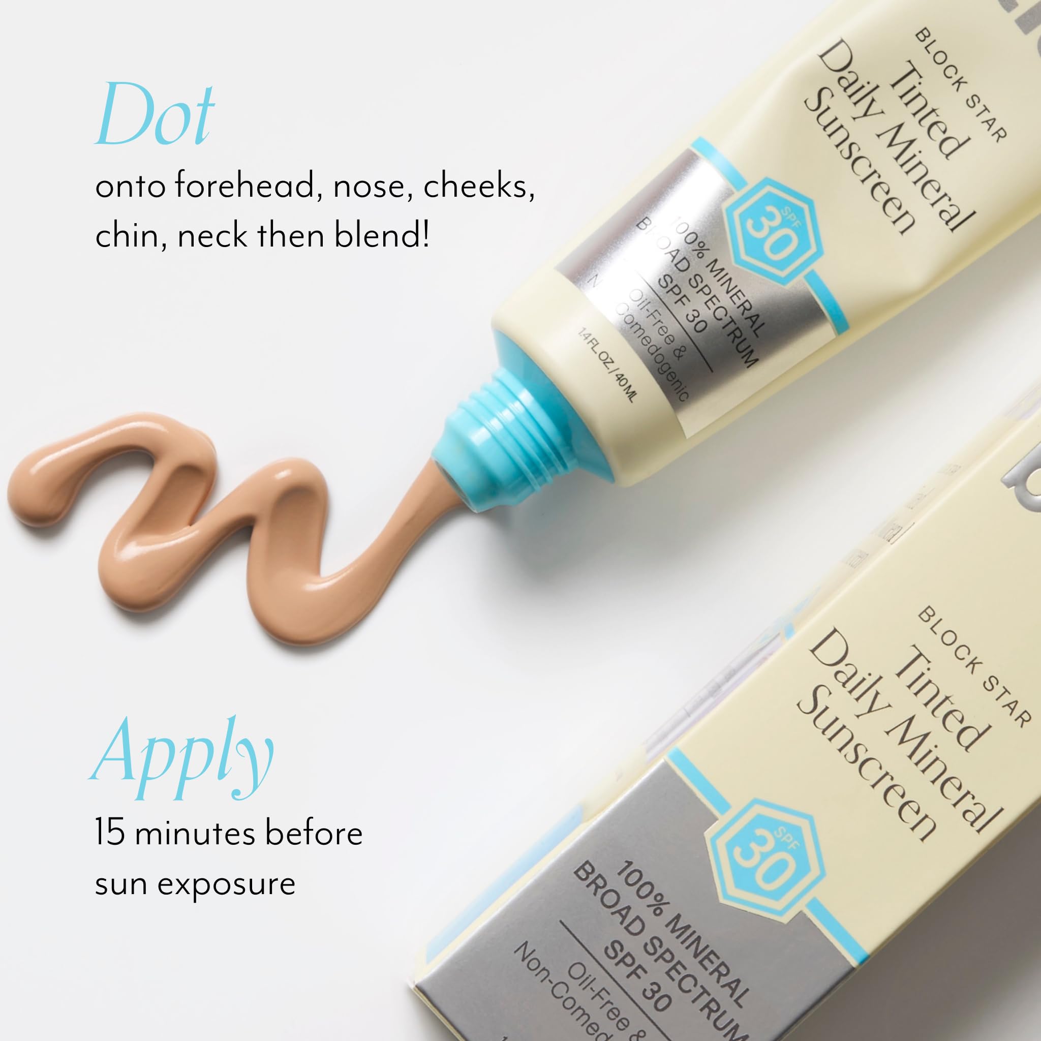 Bliss Block Star SPF 30 lavender scent adds calming ritual.