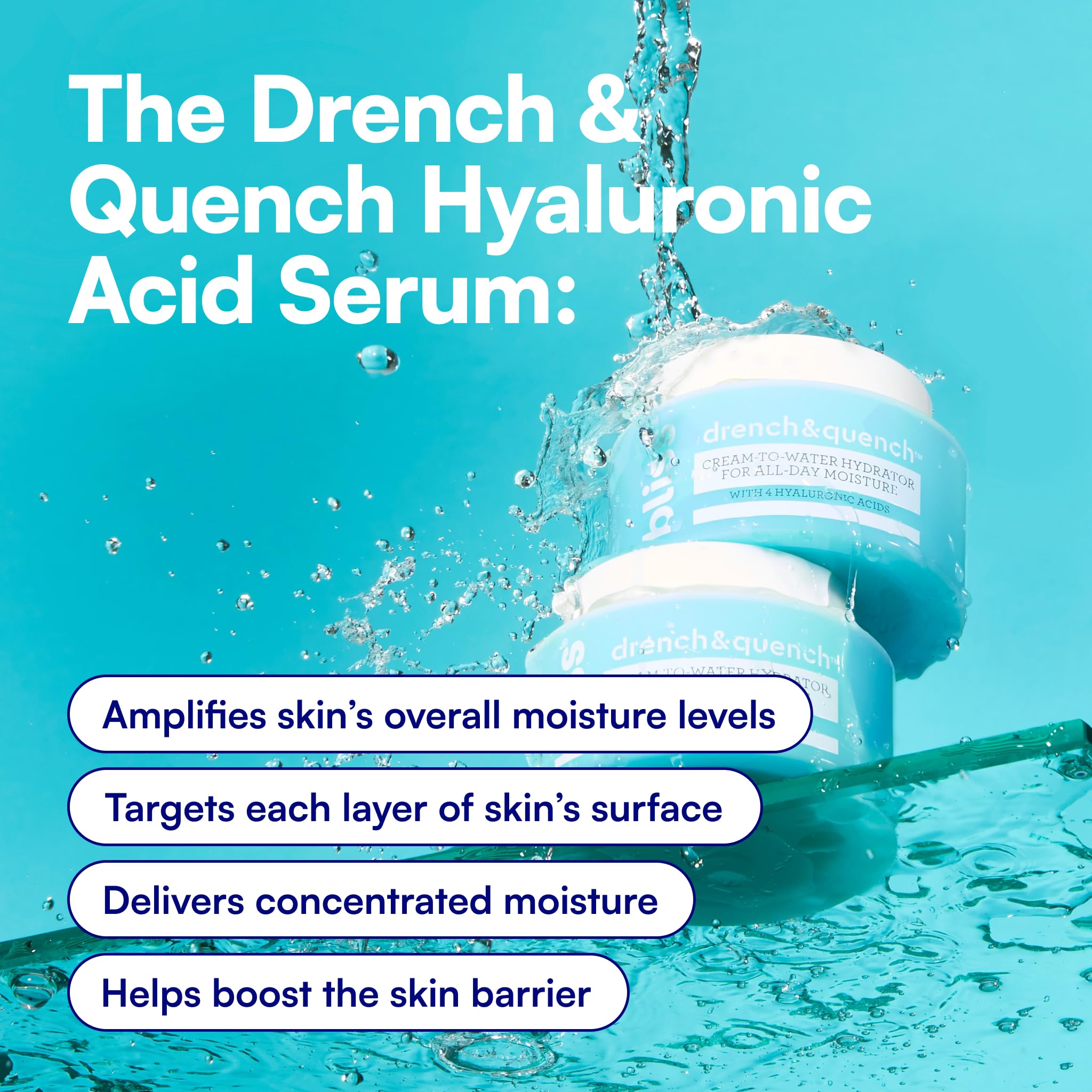 Bliss Drench & Quench aquatic scent preview for at-home spa moments.