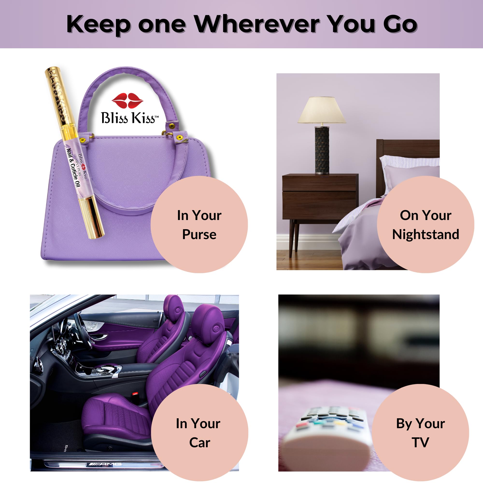 Bliss Kiss fast-absorbing nail oil leaves no greasy residue.