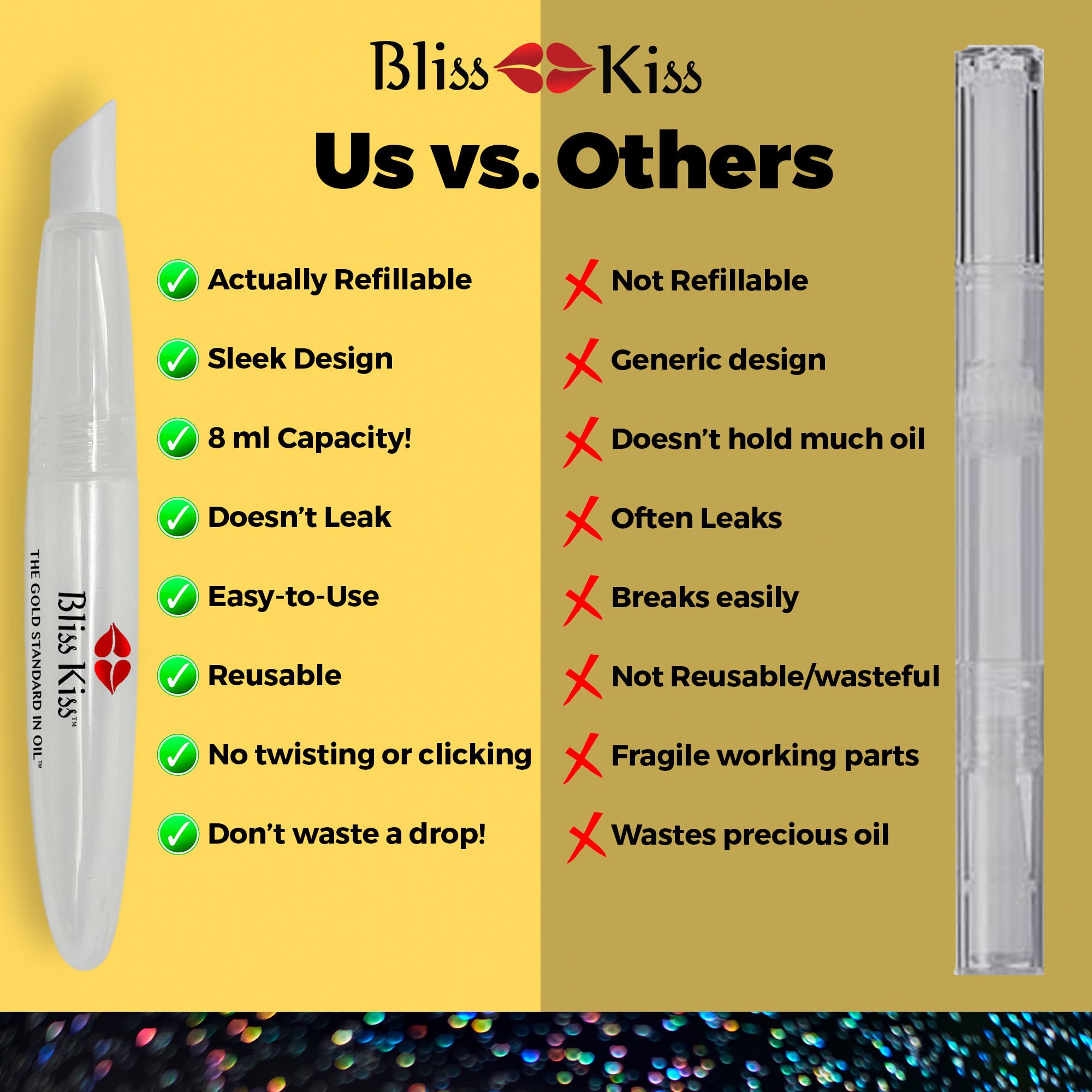 Hydrated nails and cuticles for a refreshed mani-pedi with Bliss Kiss