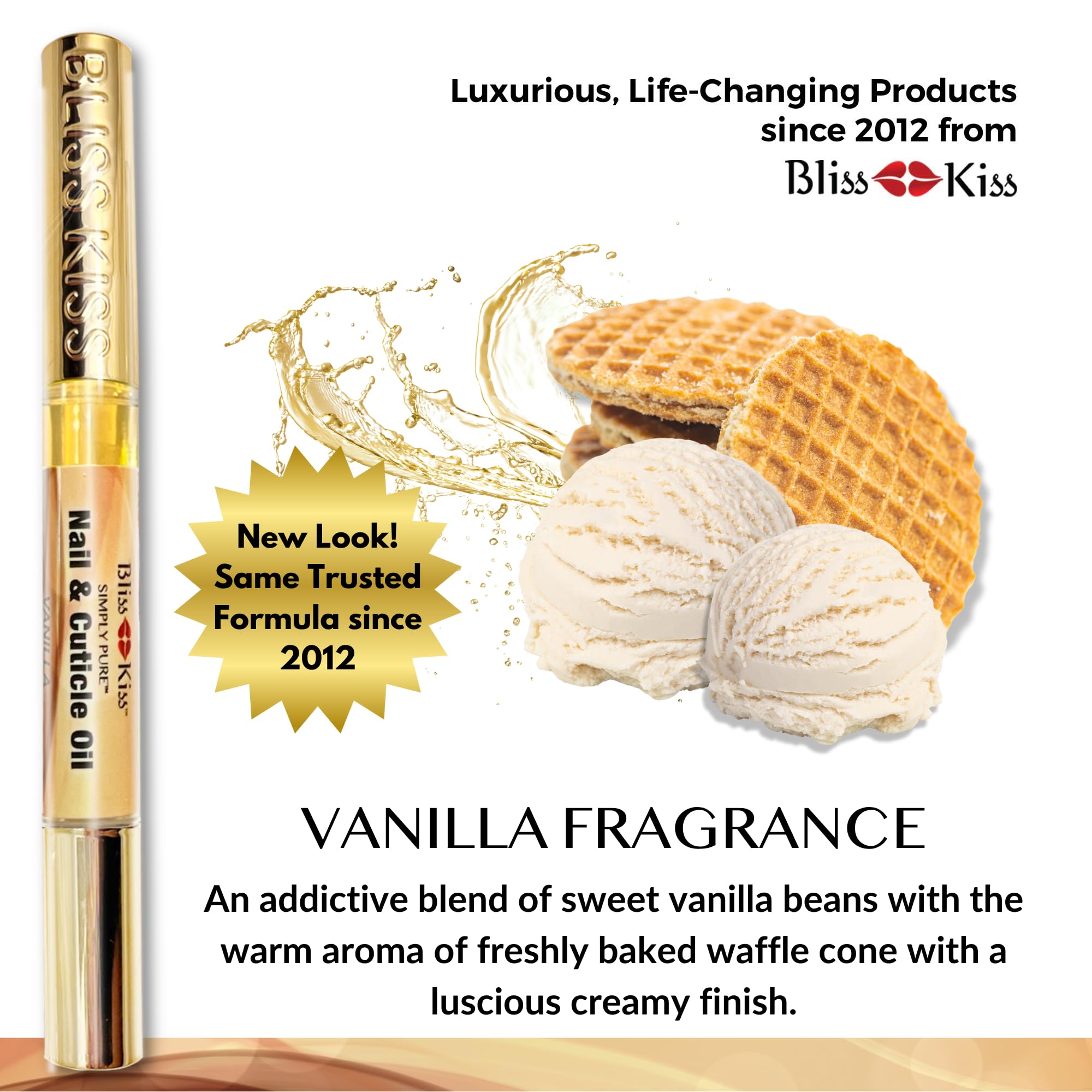 Bliss Kiss USA-made family-owned nail care product.