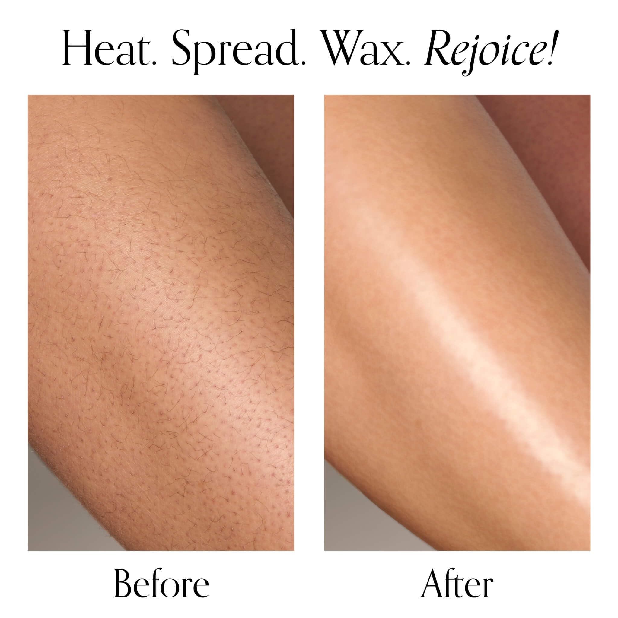 Bliss Poetic Waxing Kit microwave-use guide for quick at-home waxing.
