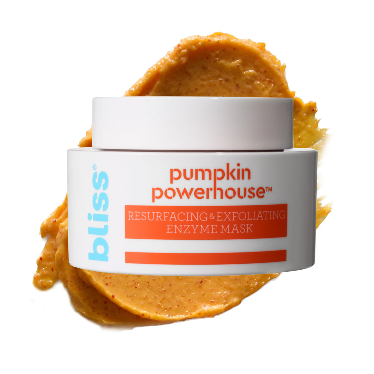 Bliss Pumpkin Powerhouse bottle front view signals premium skincare benefits