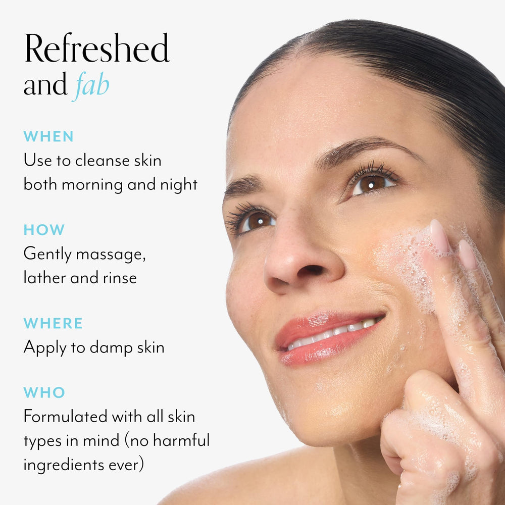 Bliss 2-in-1 cleanser gentle for sensitive skin types.
