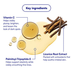 Bliss serum with Hyaluronic Acid for lasting facial hydration.