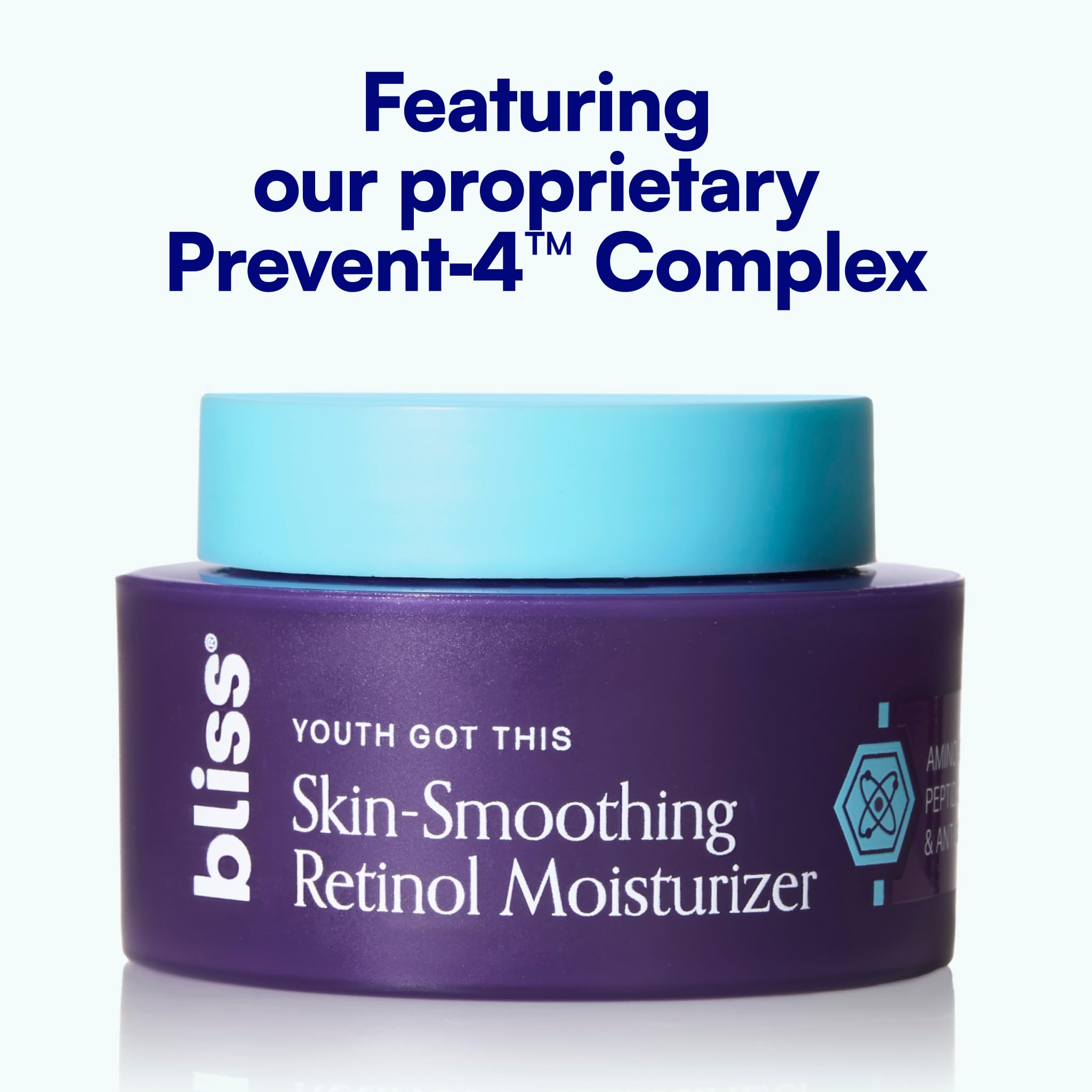 Application scene of Bliss Youth Got This Retinol Moisturizer in daily routine.