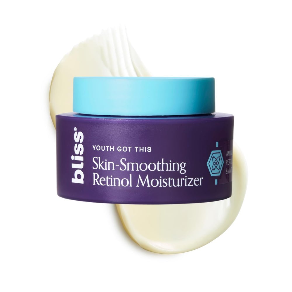 Bliss Youth Got This Retinol Moisturizer jar front, fragrance-free daily hydration.