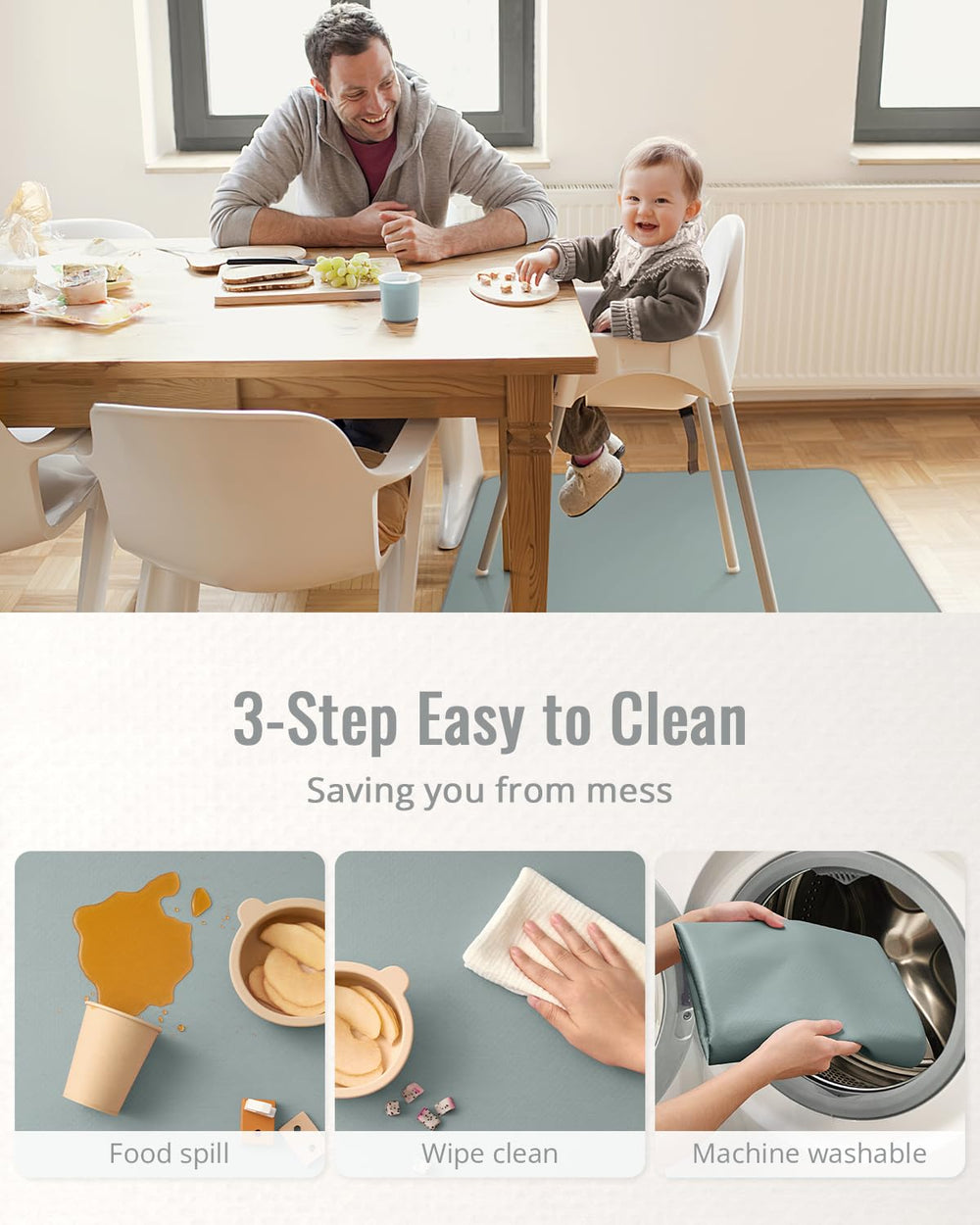 Blissful Diary foldable travel-friendly splash mat folds for outings