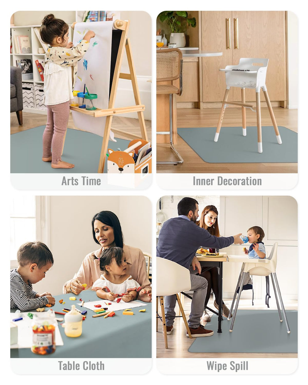 Blissful Diary multi-use art and play mat suitable for crafts and messes