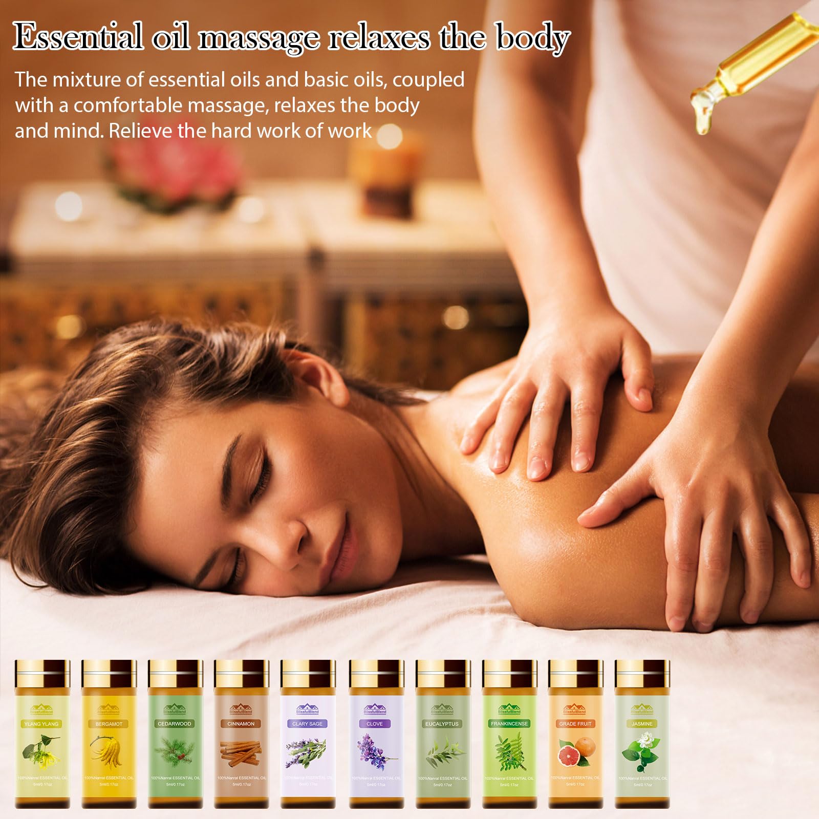 BlissfulBlend Eucalyptus oil bottle for refreshing diffusers and relaxation.