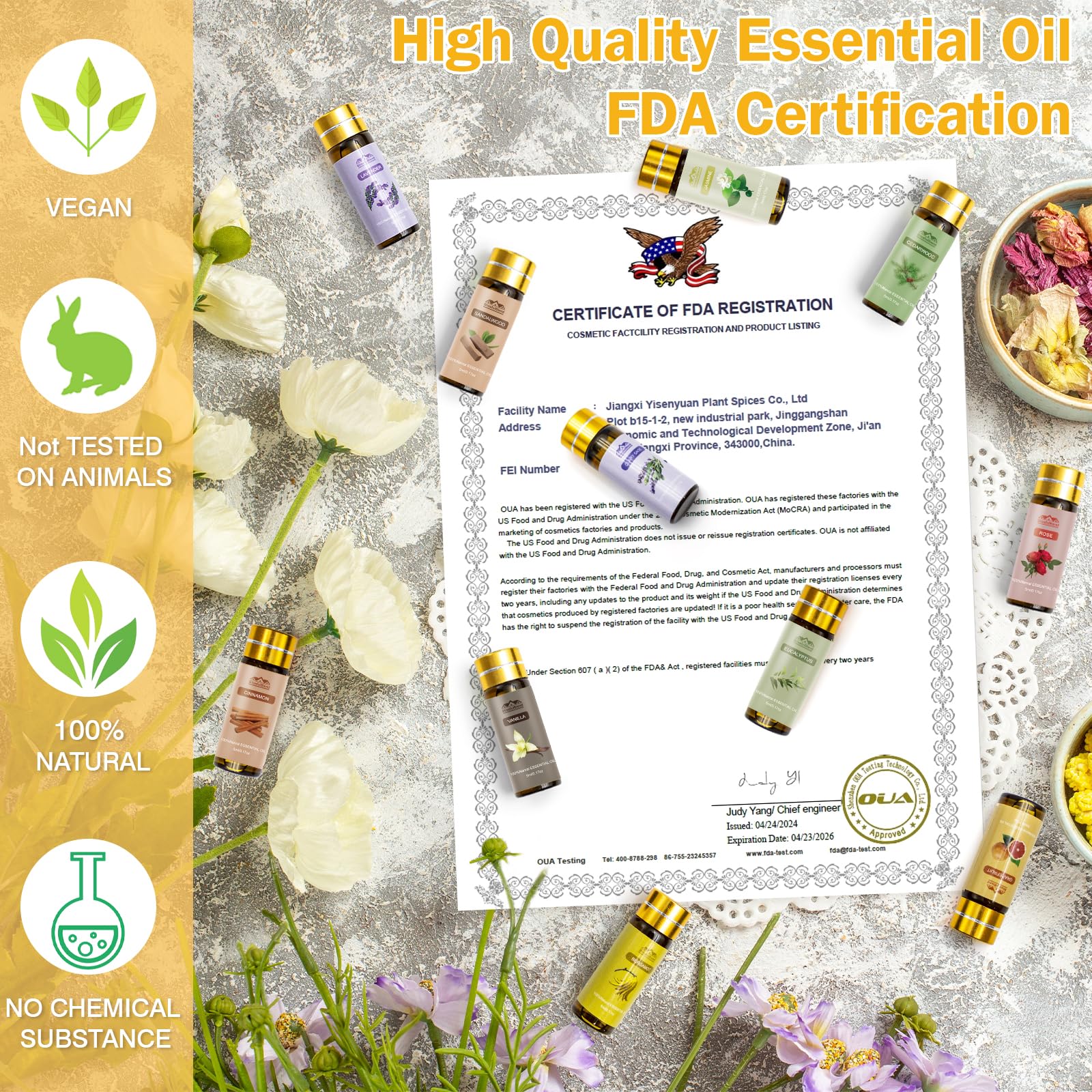 BlissfulBlend Lavender oil bottle for calming ambience and skincare.