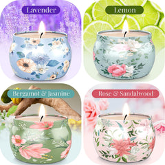 BlissfulOasis Lemon candle jar brightens spaces with fresh citrus energy.