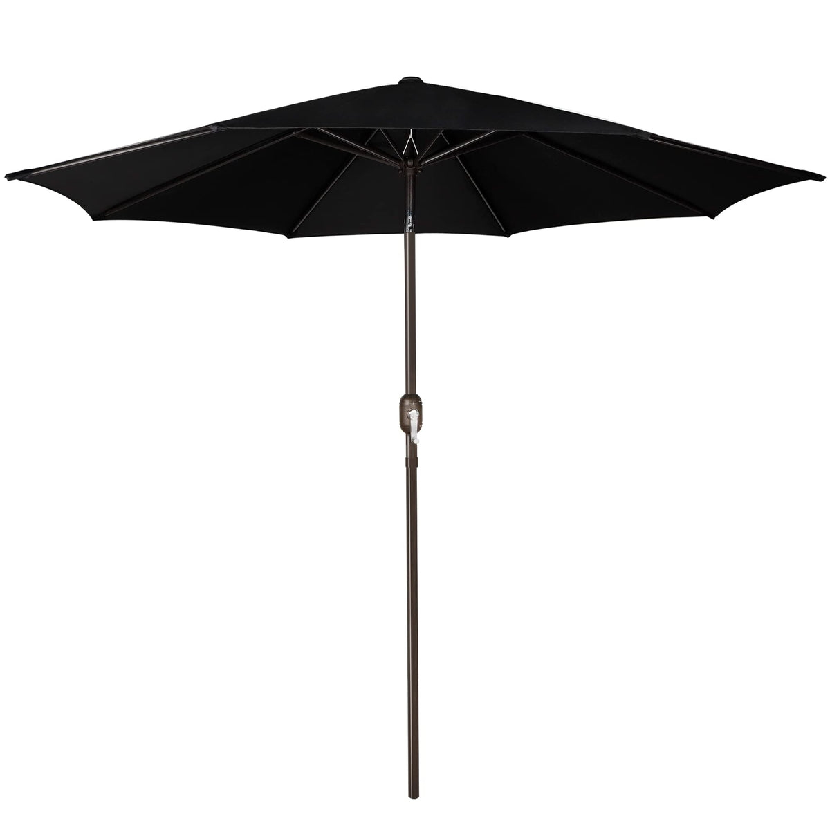 Blissun 9' patio umbrella with crank tilt for adjustable shade.