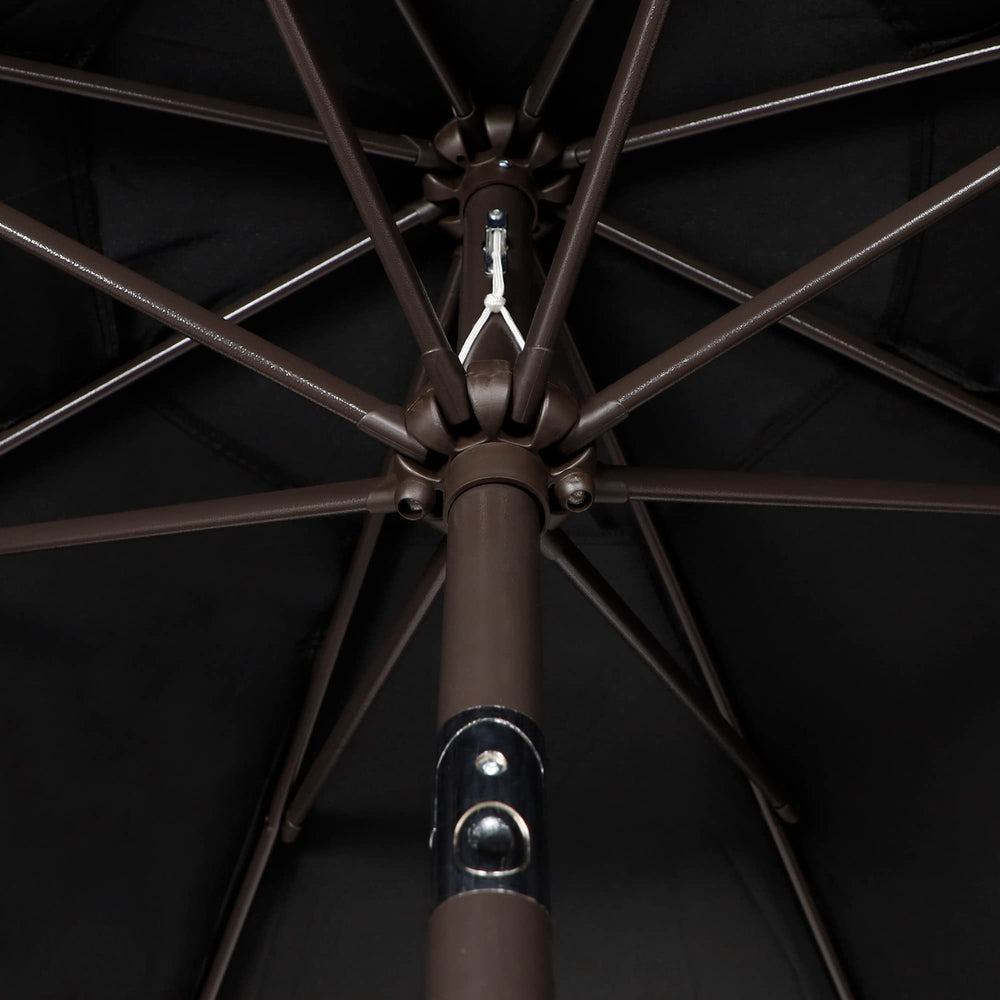 Blissun aluminum-iron frame delivers durable outdoor performance.