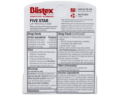 Close-up of Blistex balm being applied, delivering moisture in dry air