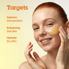 BLITHE gold apricot complex graphic emphasizes brightness and tone balance