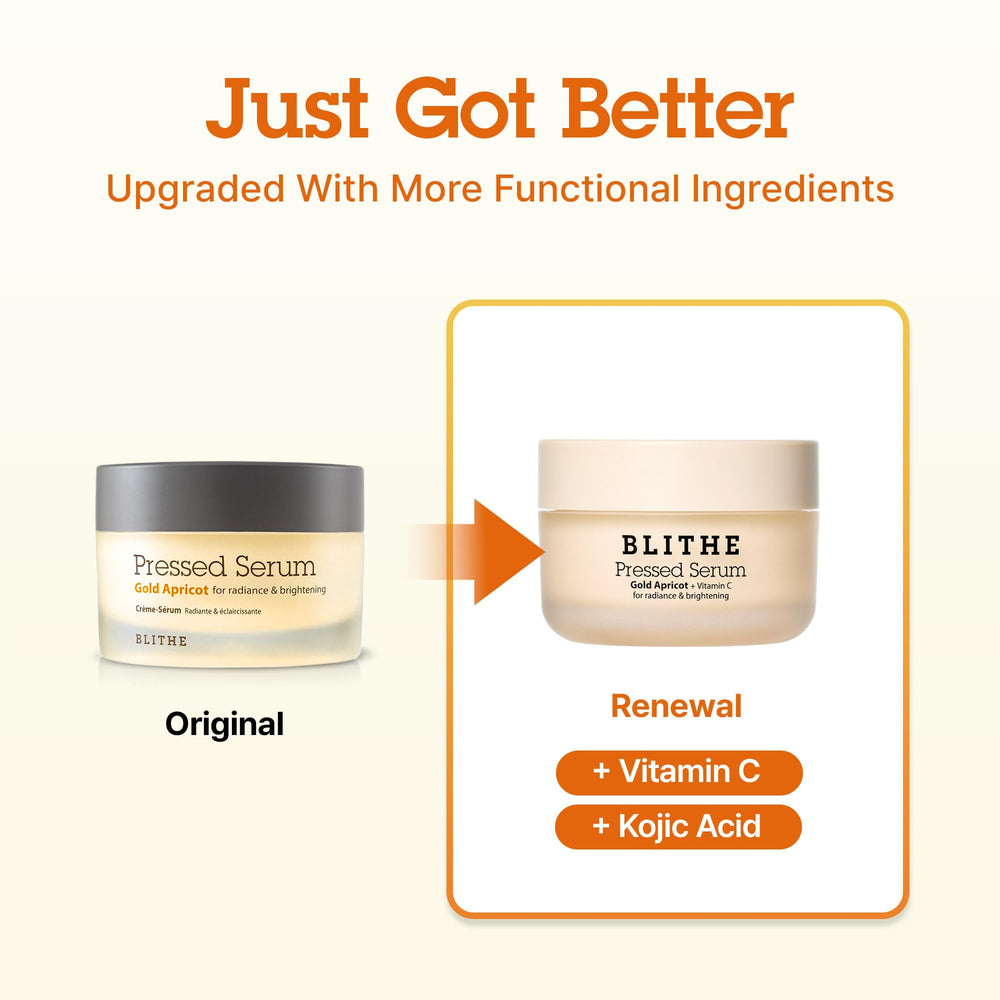 BLITHE pressed serum texture close-up highlights creamy texture for easy application