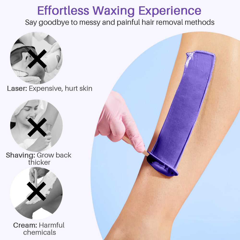 BLITZWAX user manual included to guide first-time waxers