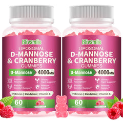Blivsmlie liposomal D-Mannose gummies bottle for convenient daily wellness.