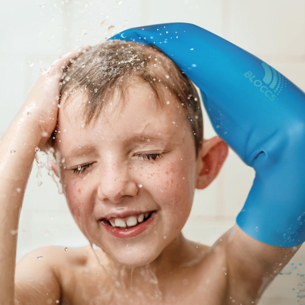 BLOCCS UK-made cast protector emphasizes durable water protection.