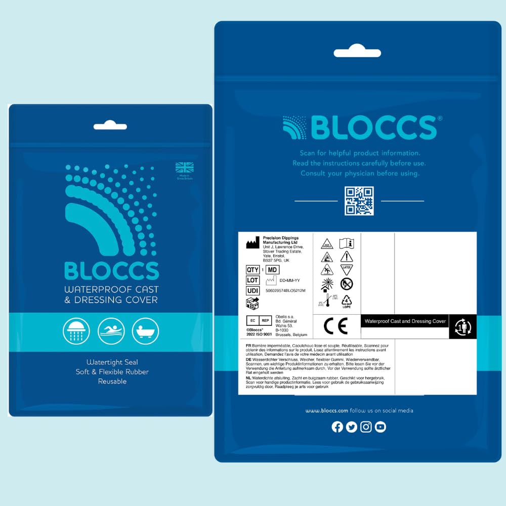 BLOCCS size chart guidance helps you find a comfortable fit.