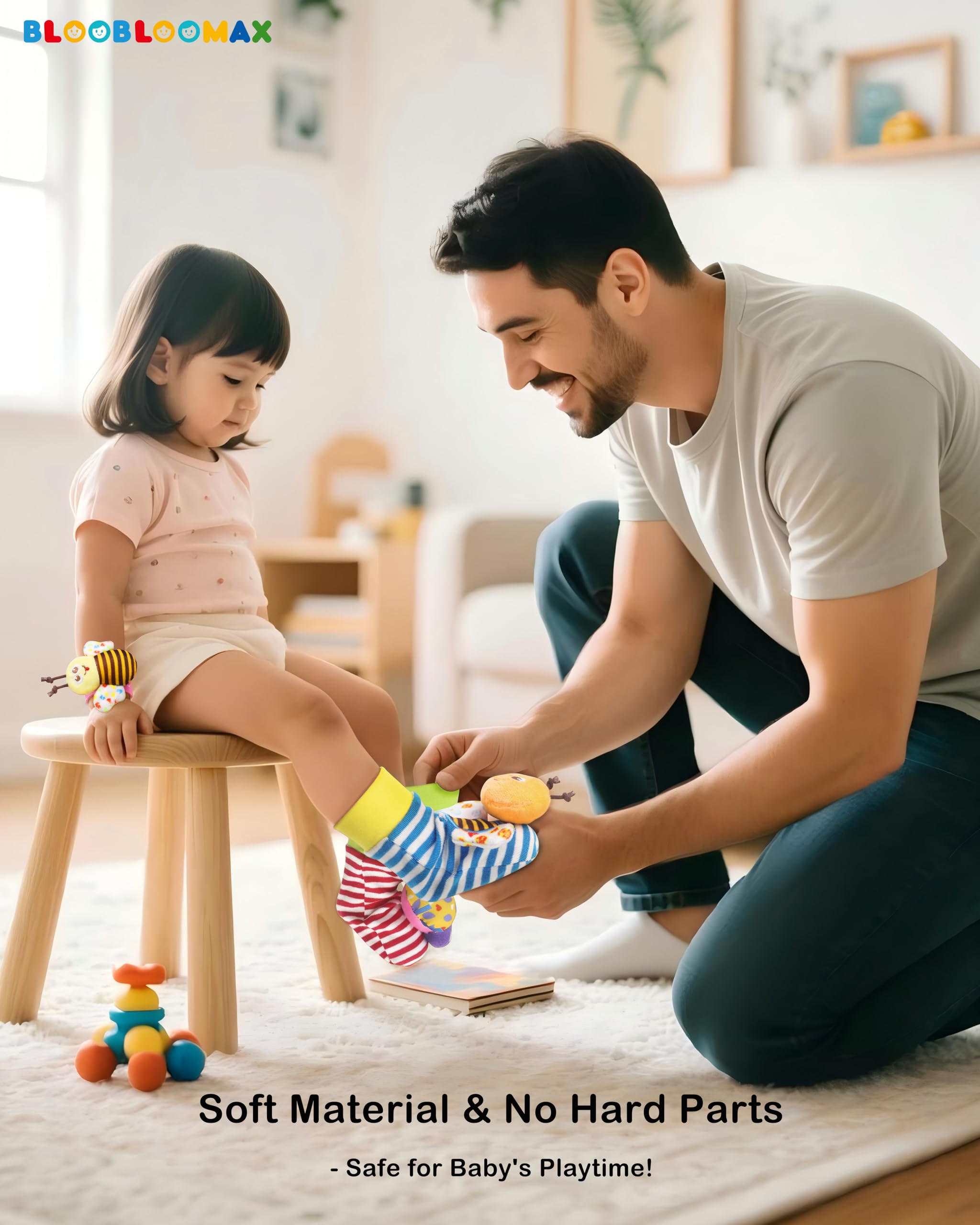 Bloobloomax colorful smiling animals invite visual and cognitive interest.
