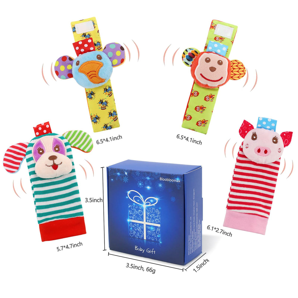 BLOOBLOOMAX SSK foot finder socks ladybug: bright design promotes early visual interest