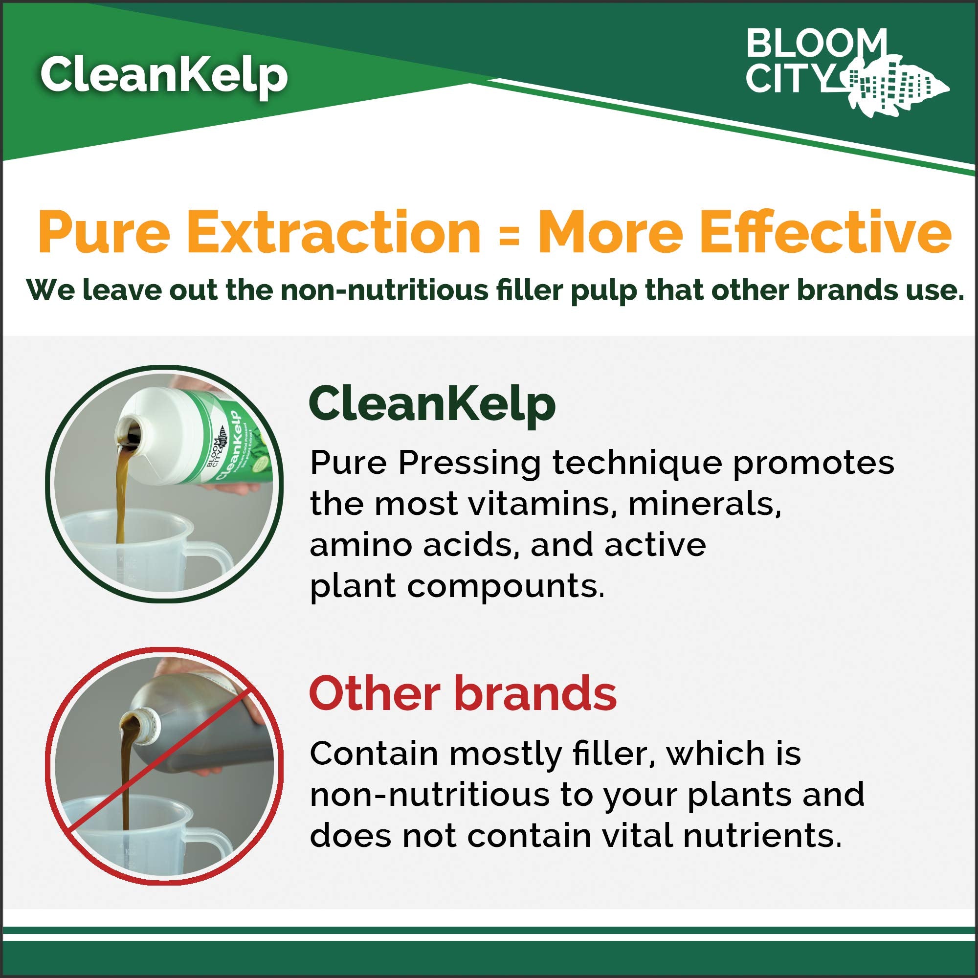 Houseplants benefiting from Bloom City seaweed and kelp fertilizer nutrition.