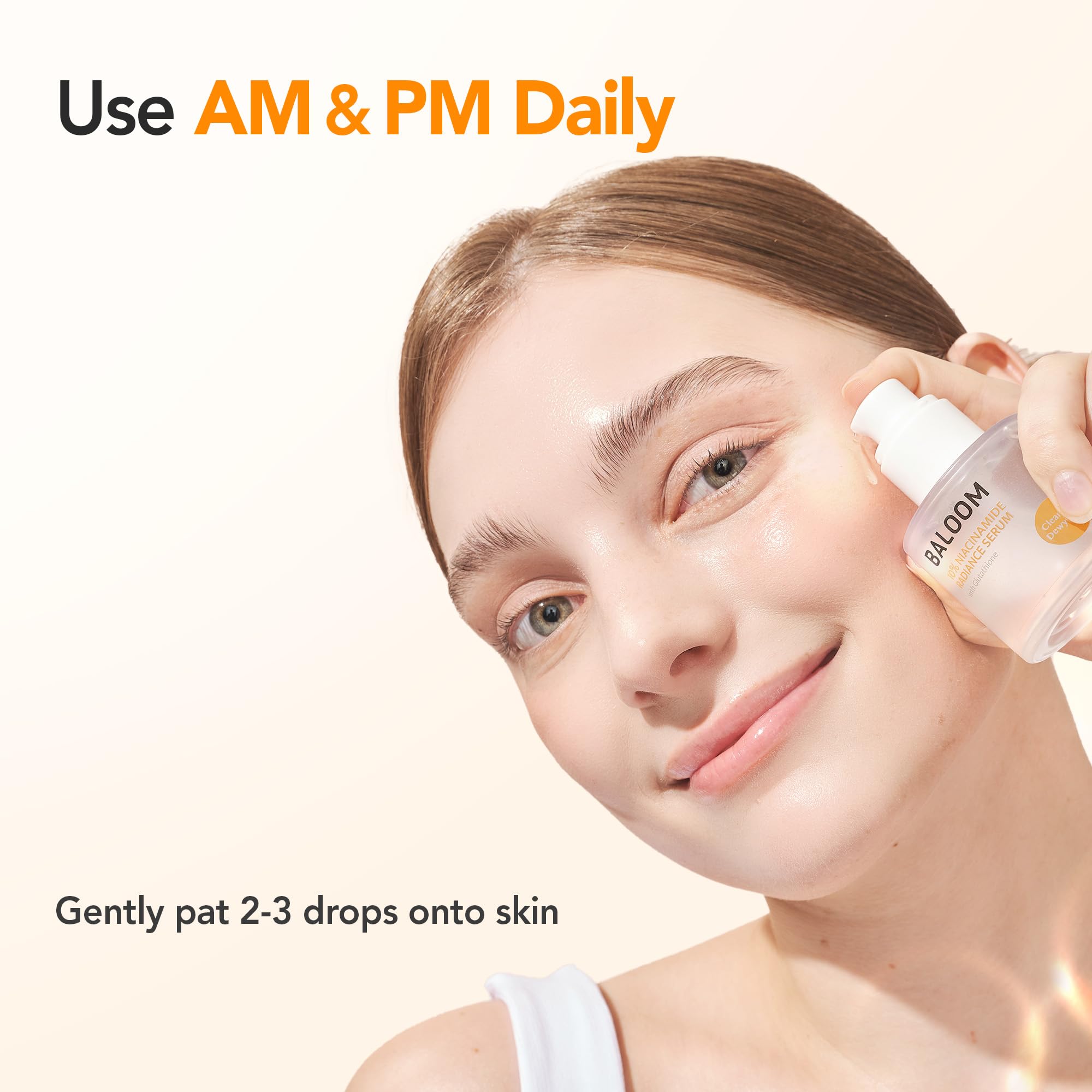 BALOOM clean vegan Korean skincare packaging emphasizes fragrance-free formula.