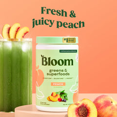 Bloom Nutrition probiotic digestive enzymes bottle for gut support