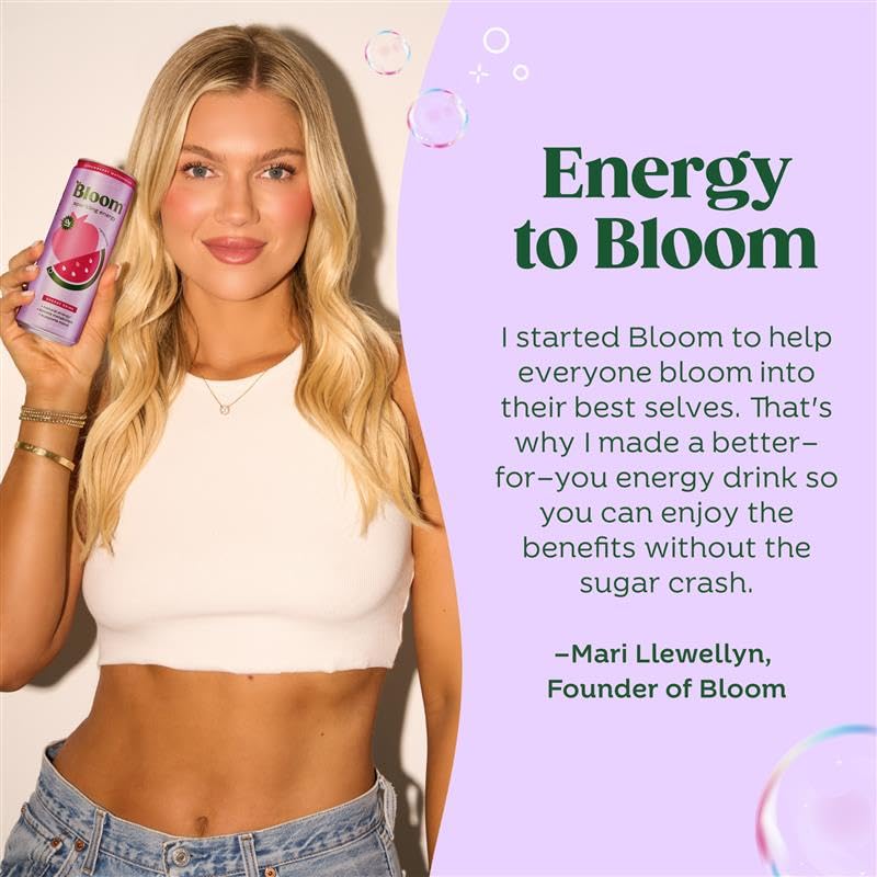 Bloom Nutrition Sparkling Energy can served chilled, ideal for a quick refresh