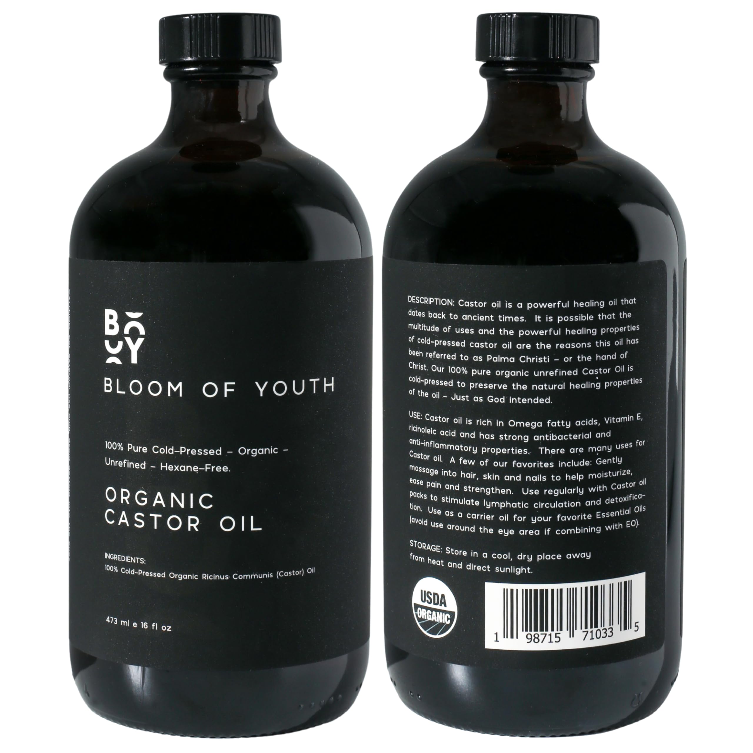 Bloom of Youth soft-touch label adds a premium look
