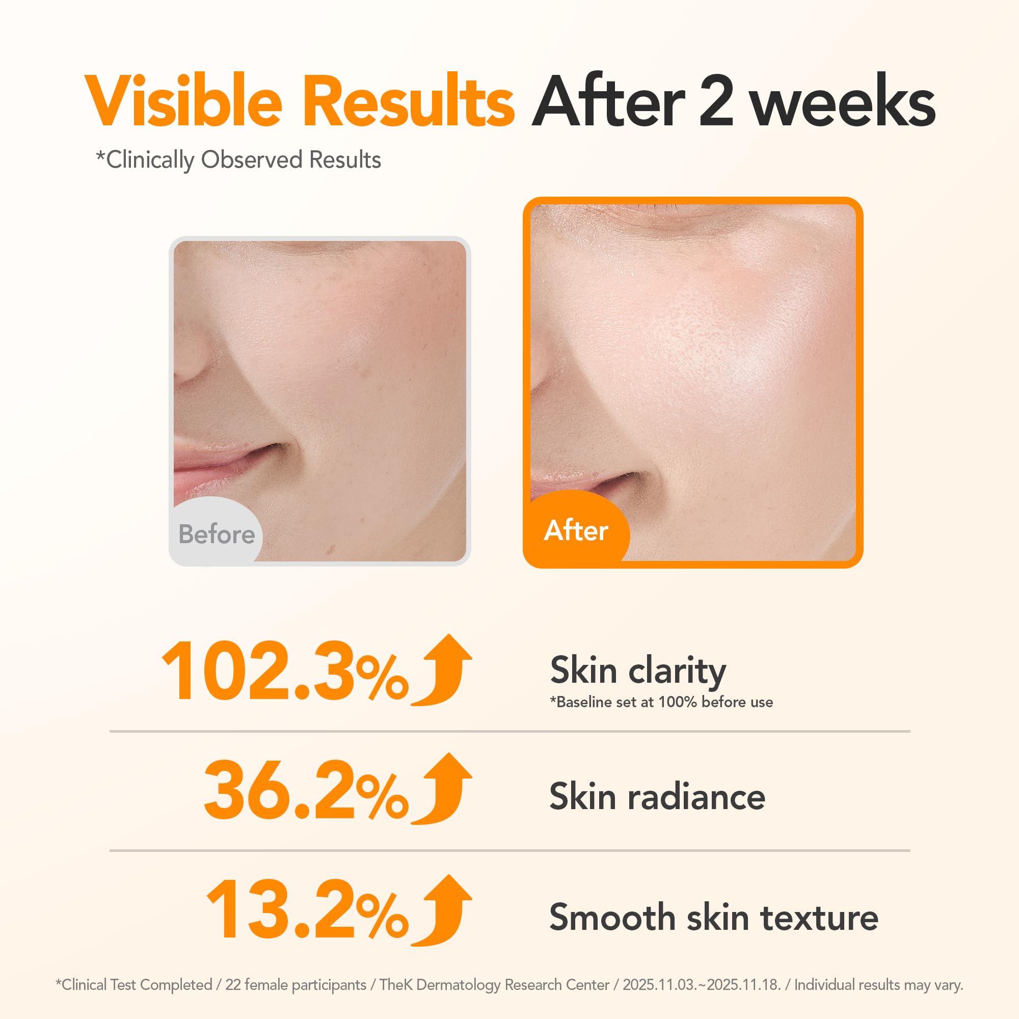 BALOOM serum close-up shows glass-skin application and smooth texture.