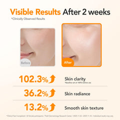 BALOOM serum close-up shows glass-skin application and smooth texture.