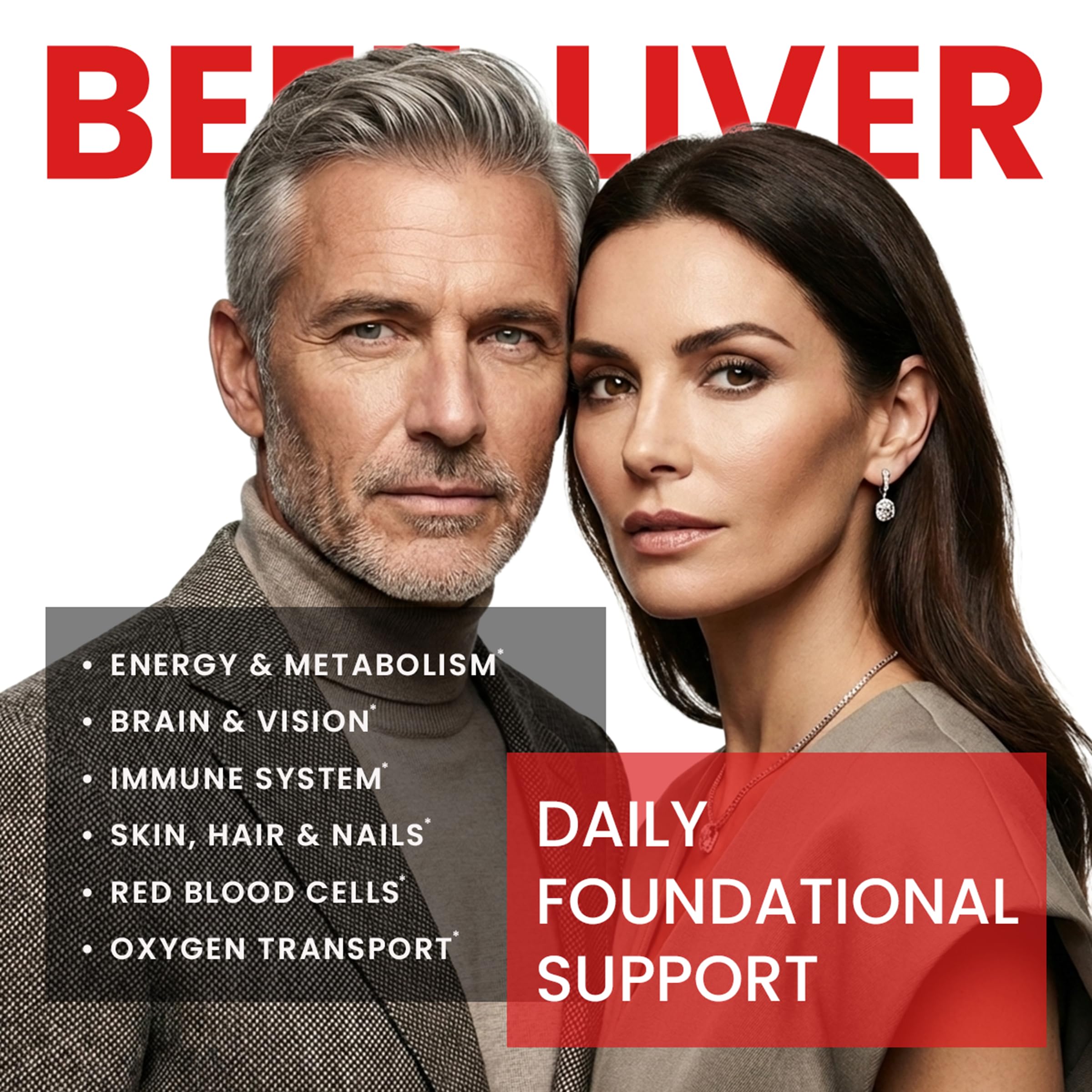 Bloomeo Beef Liver Capsules multi-layer pouch preserves freshness.