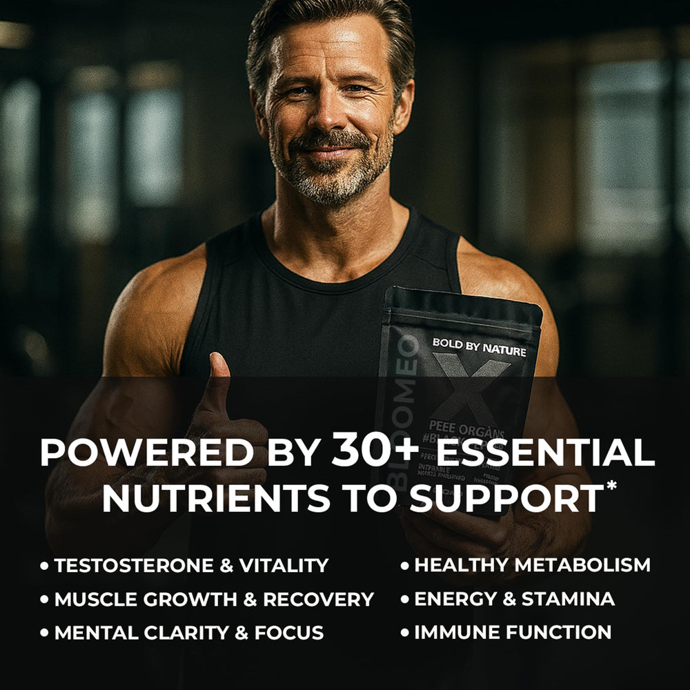 Bloomeo beef organ supplement ingredients list image signals nutrients for immunity and recovery.