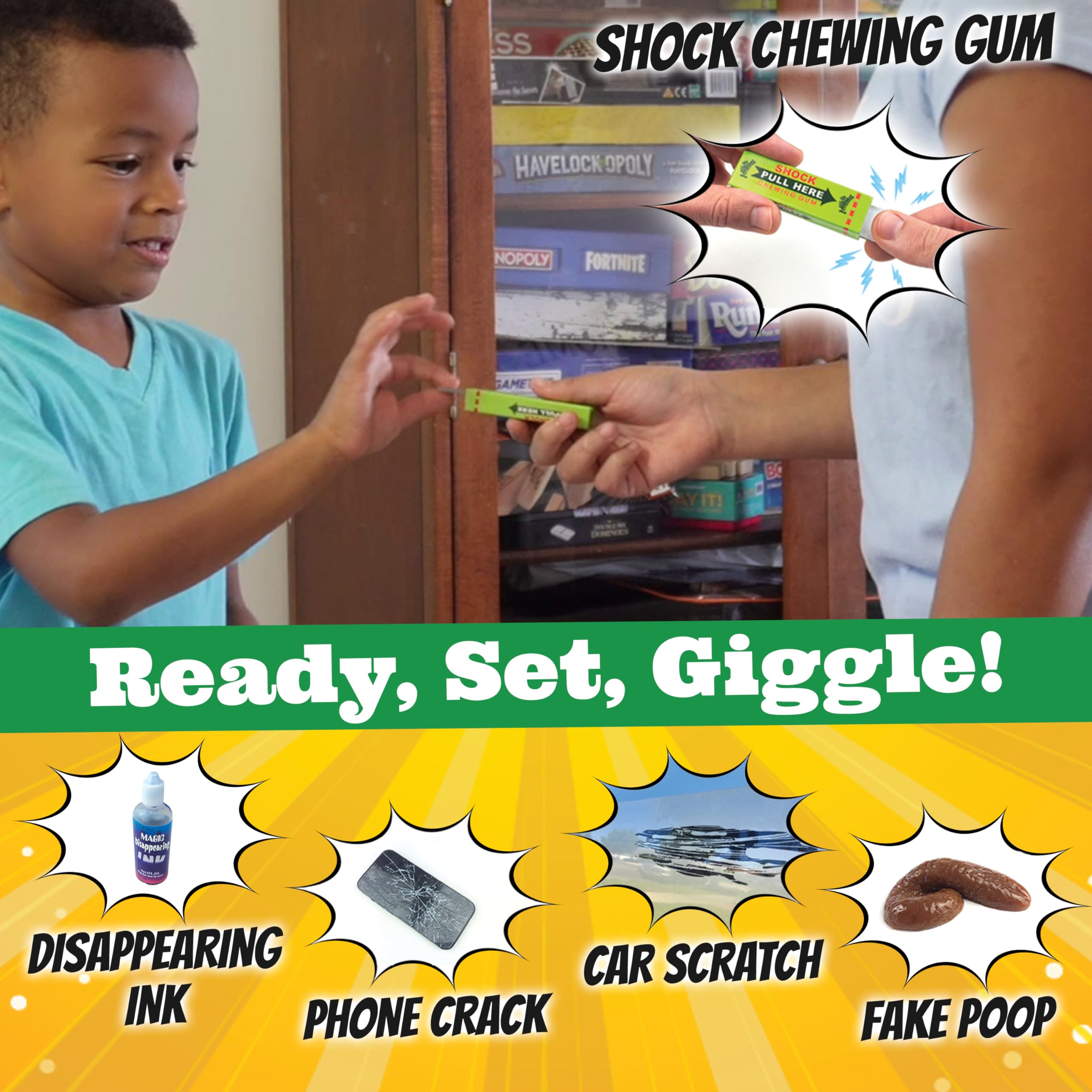 BLOONSY Prank Kit packaging, clear contents and honest gifting.
