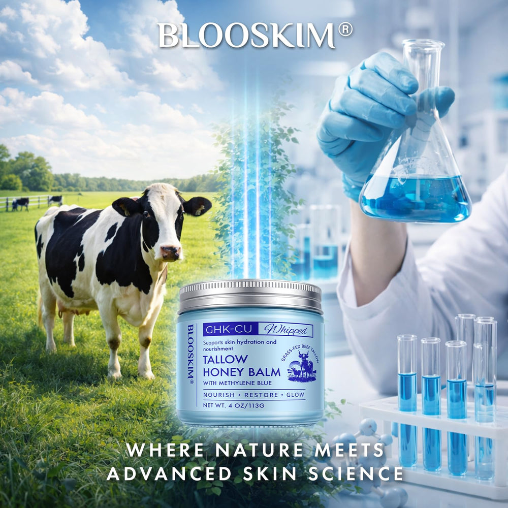Blooskim balm on dry skin demonstrates hydration potential