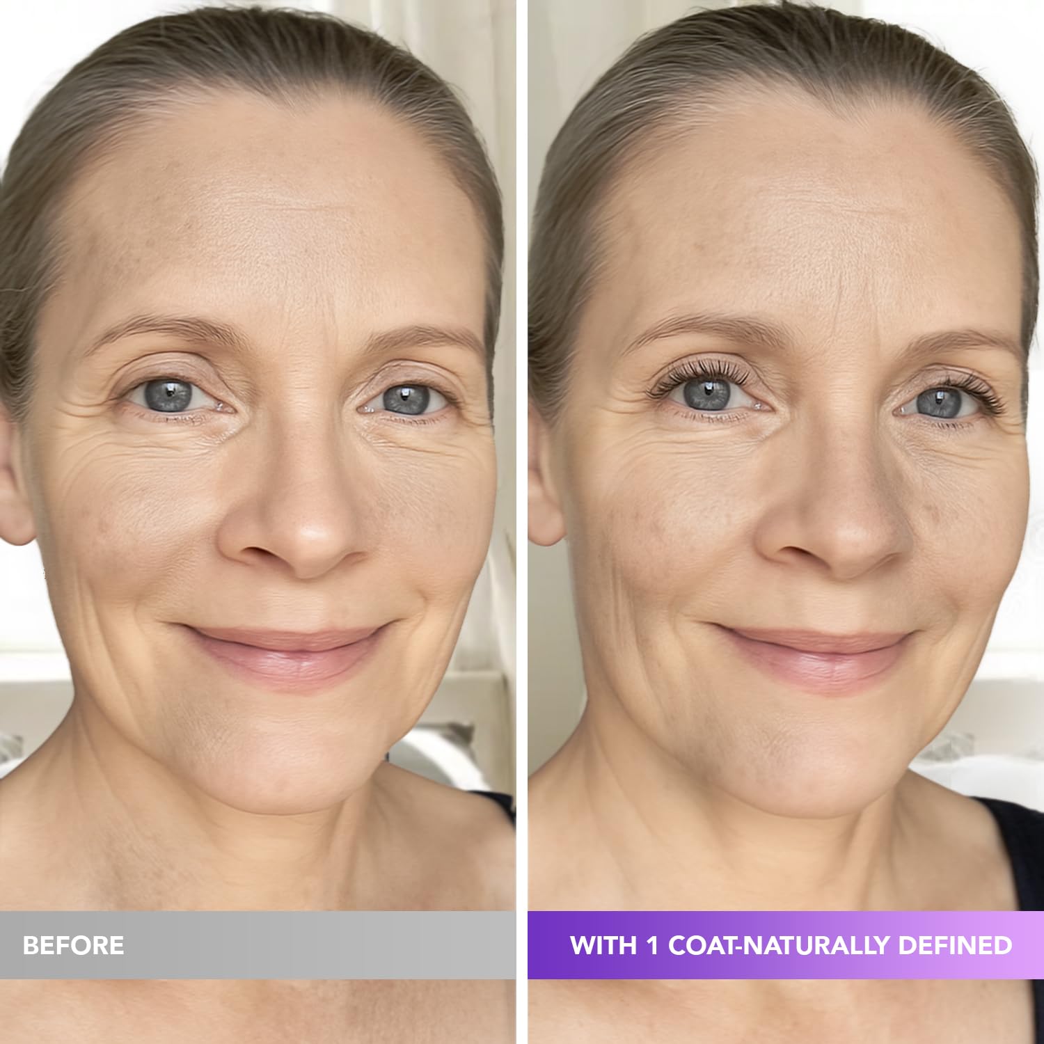 Blooskim Prime Lash Mascara worn for daily wear at office or home