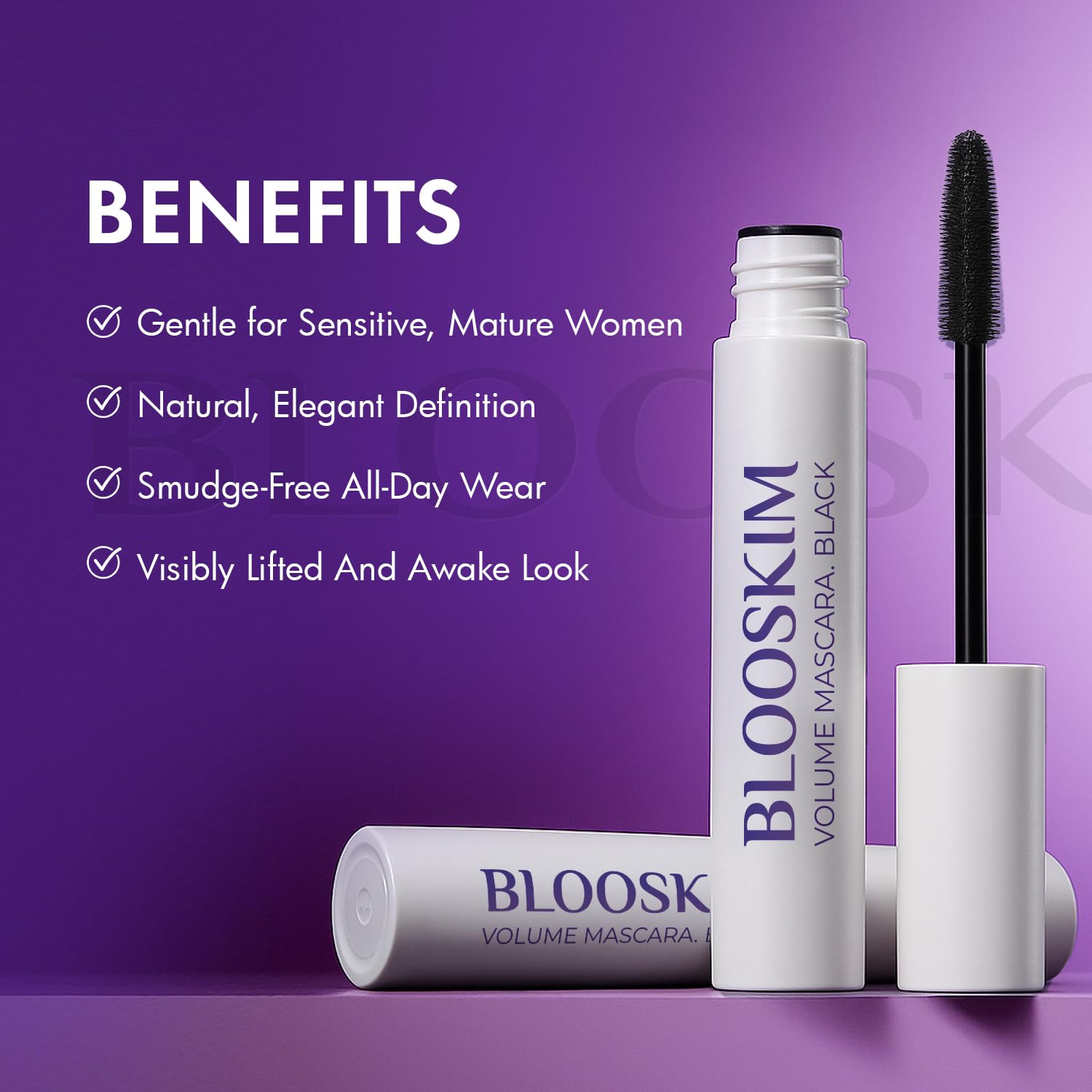 Blooskim Prime Lash Mascara remains smudge-free under bright daylight