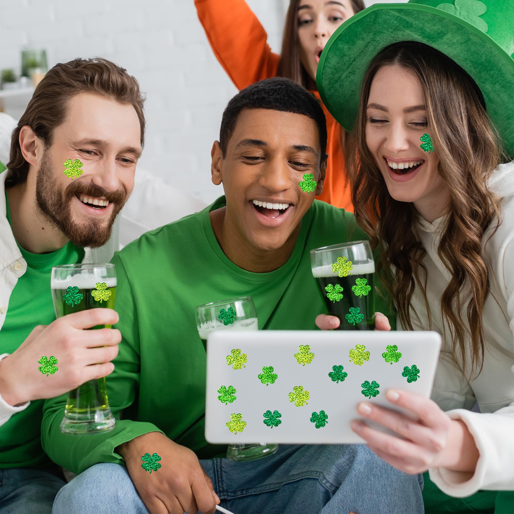 Portable Blowata sticker roll ideal for on-the-go St Patrick's Day decorating