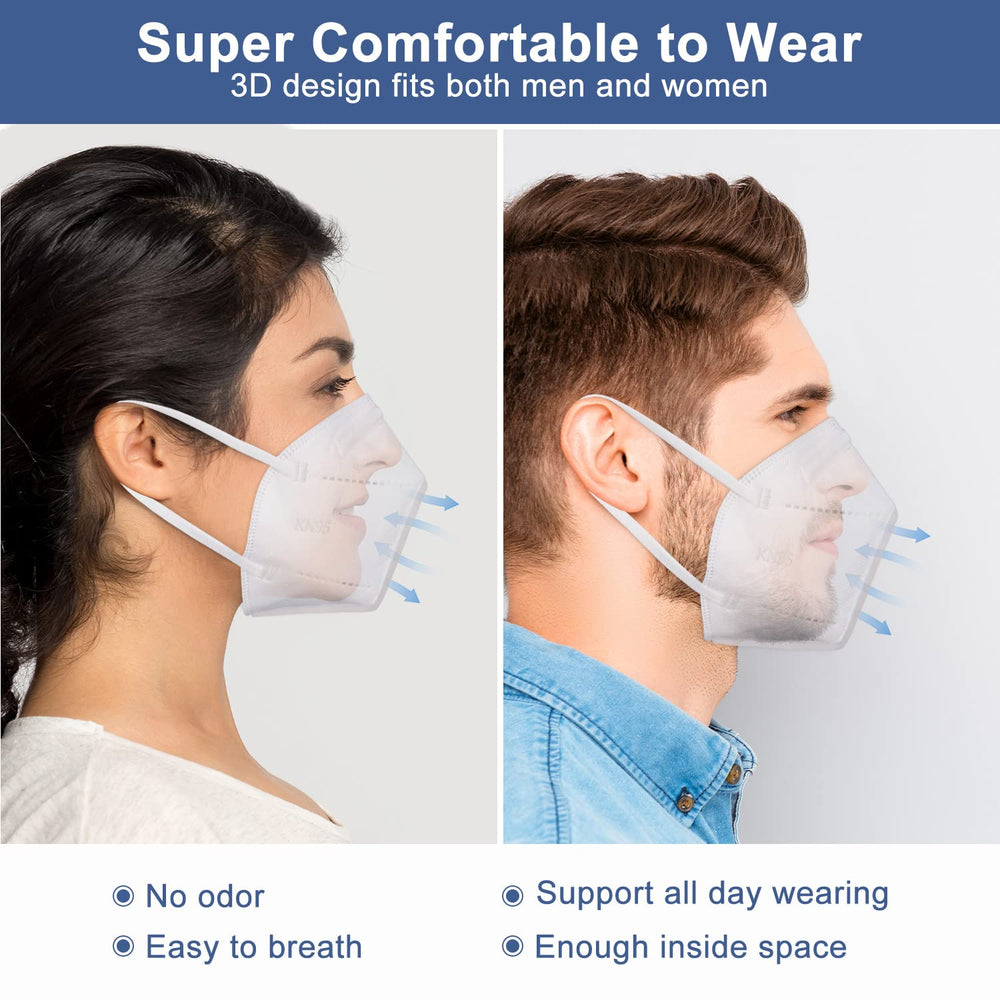 BLScode mask with soft elastic ear loops for comfortable all-day wear.