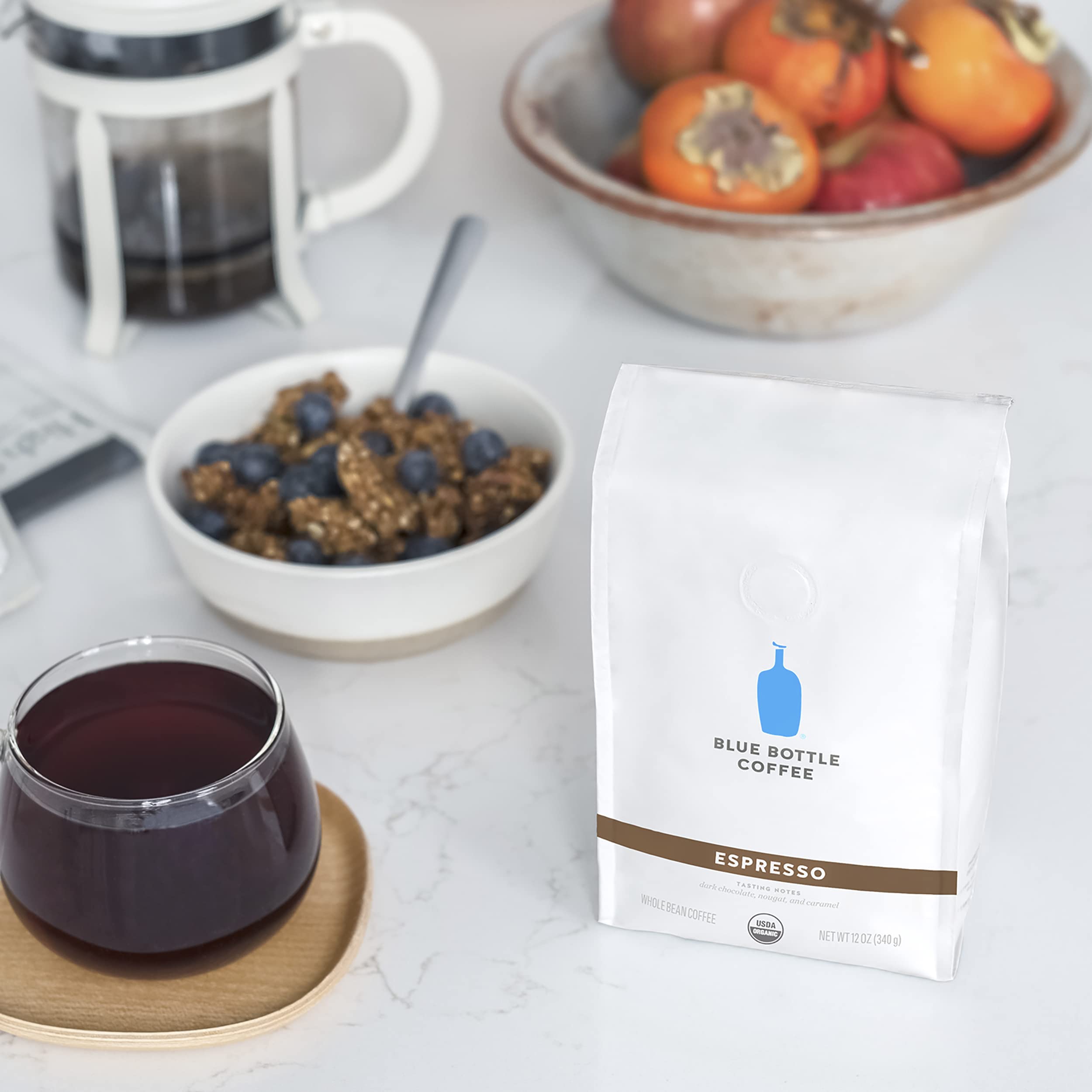 Blue Bottle beans from Latin America and Central Africa promise balanced profiles.