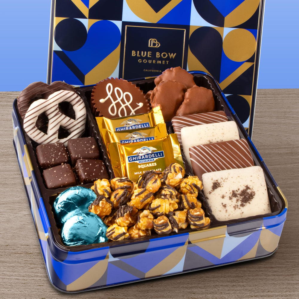 Blue Bow Gourmet jumbo peanut butter cup, indulgent sweetness for celebrations.